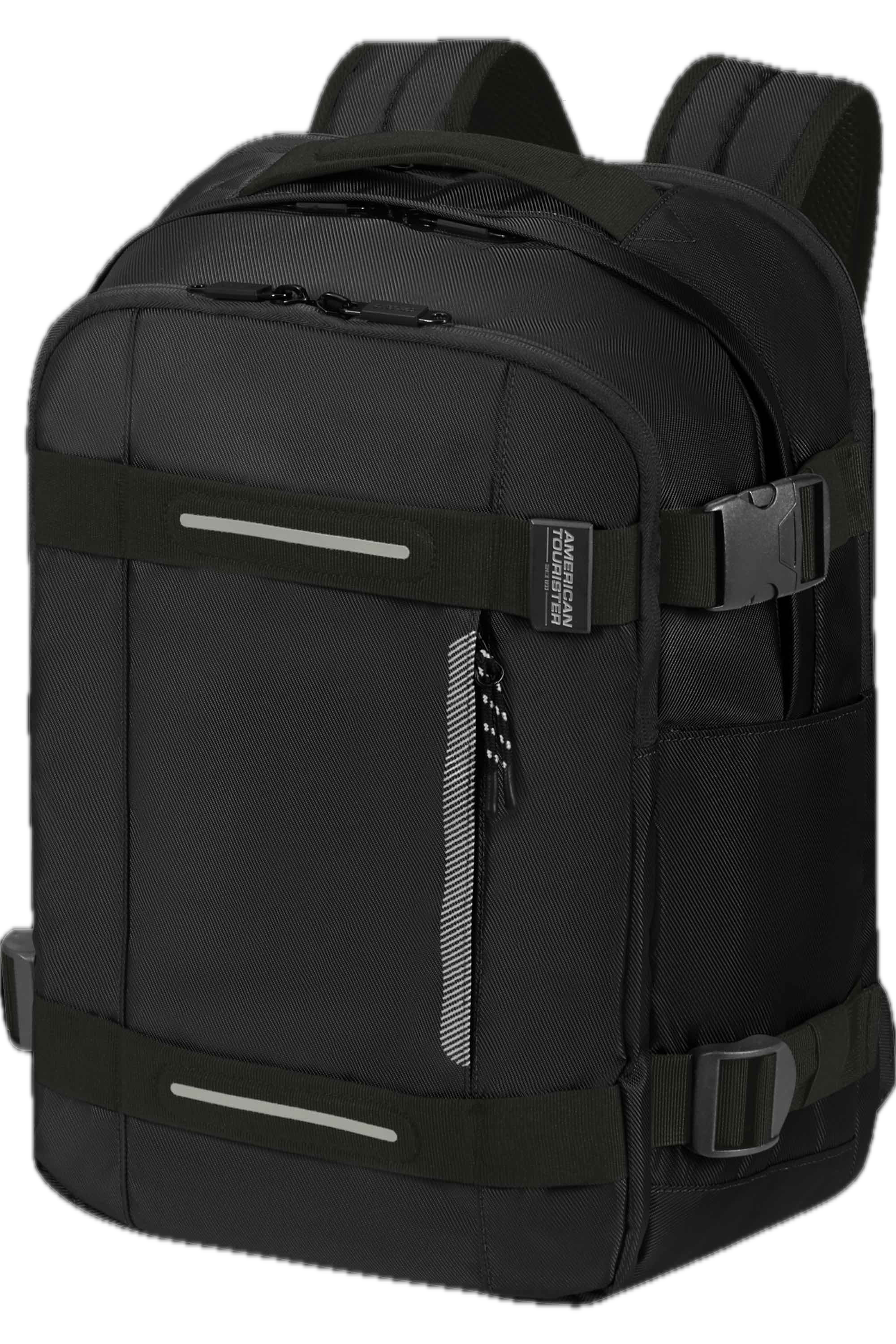 American Tourister mochila Urban Track 15.6 negra - Imagen 2