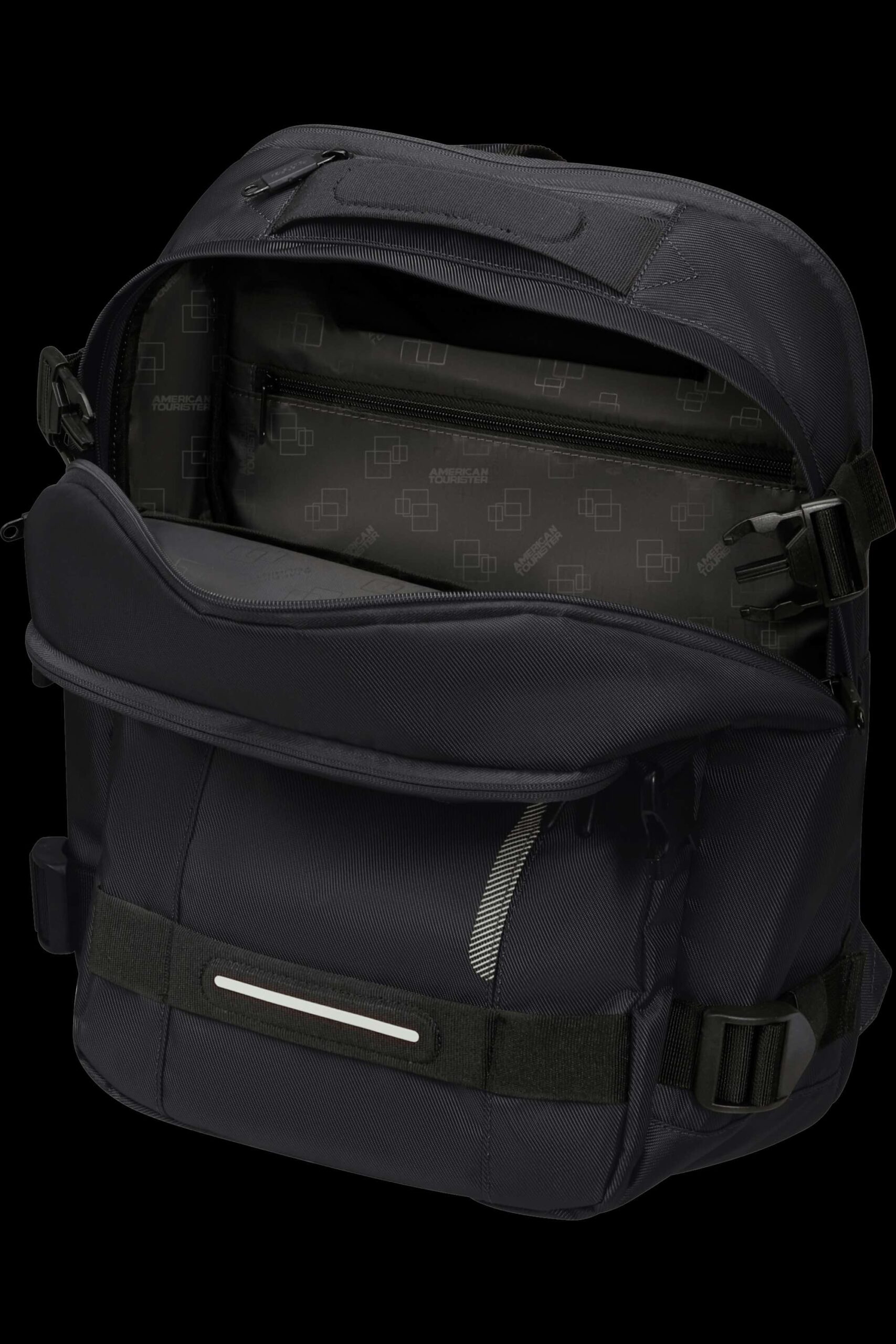 American Tourister mochila Urban Track 15.6 negra - Imagen 7
